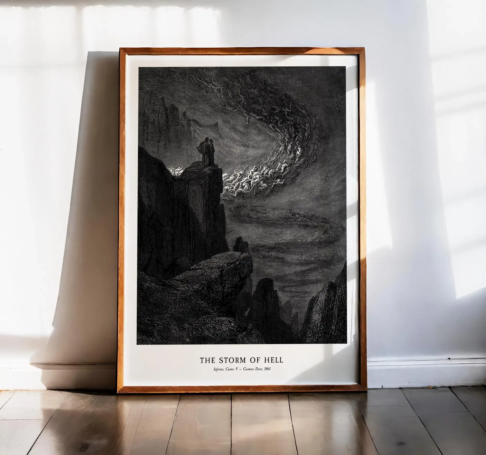 Affiche – Dante : La tempête de l’Enfer (Gustave Doré, 1861) – Image 3