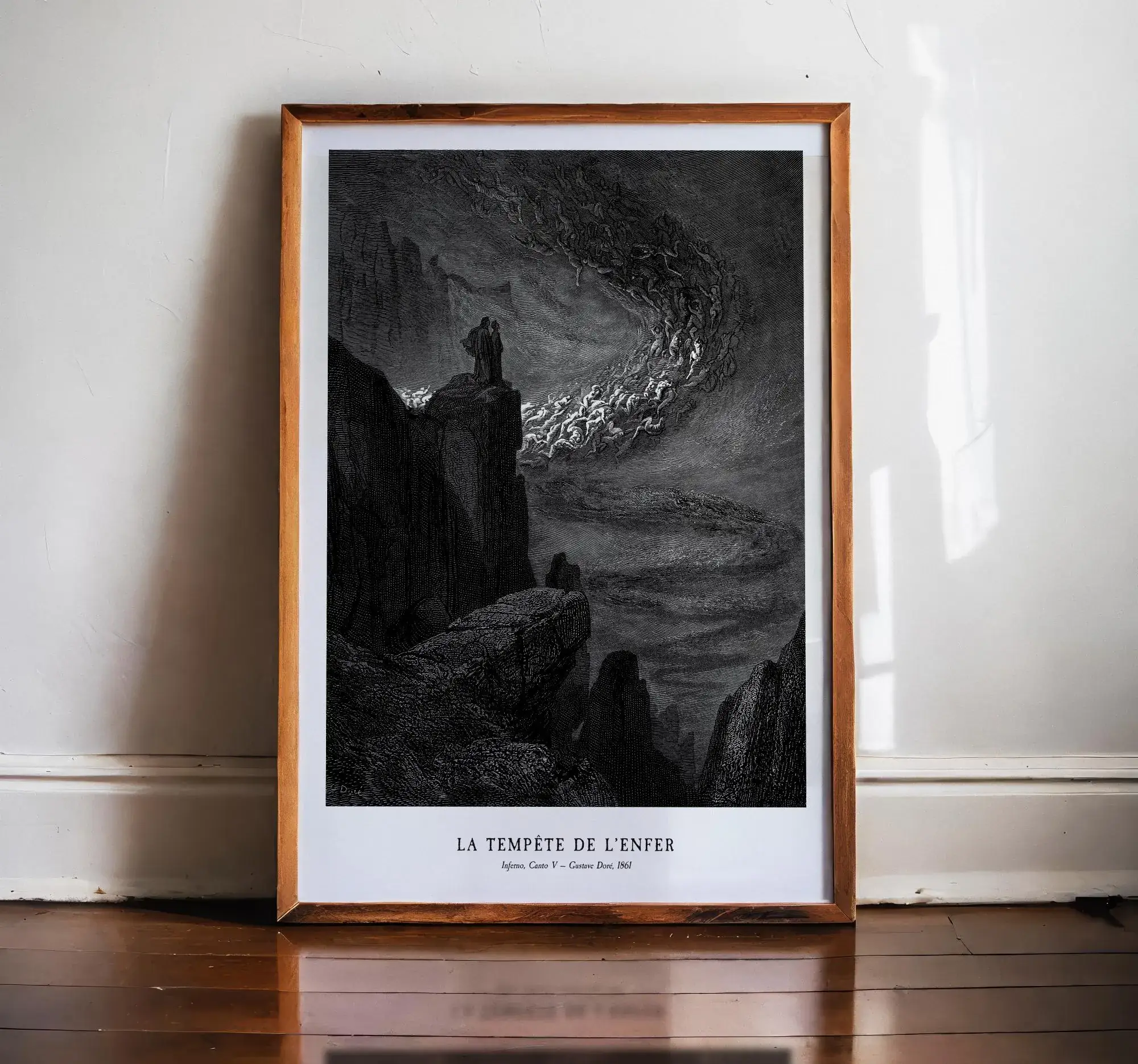 Affiche – Dante : La tempête de l’Enfer (Gustave Doré, 1861) – Image 2