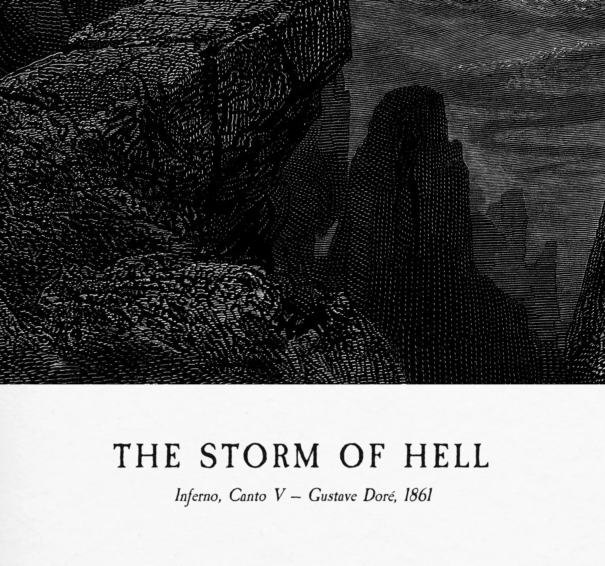 Affiche – Dante : La tempête de l’Enfer (Gustave Doré, 1861) – Image 8